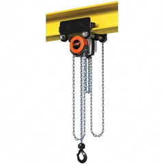 CM - 2,205 Lb Capacity, 10' Lift Height, Manual Chain Hoist - Benchmark Tooling