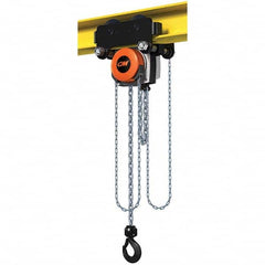 CM - 6,614 Lb Capacity, 20' Lift Height, Manual Chain Hoist - Benchmark Tooling