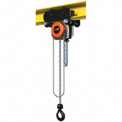 CM - 6,614 Lb Capacity, 15' Lift Height, Manual Chain Hoist - Benchmark Tooling