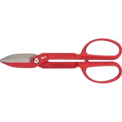 Milwaukee Tool - Snips Snip Type: Tinner's Snip Cut Direction: Straight - Benchmark Tooling