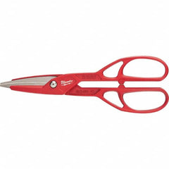 Milwaukee Tool - Snips Snip Type: Tinner's Snip Cut Direction: Straight - Benchmark Tooling