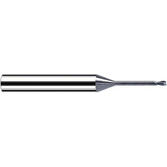 Fraisa - 0.4mm Diam 2 Flute Solid Carbide 0.05mm Corner Radius End Mill - Benchmark Tooling
