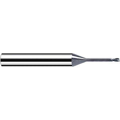 Fraisa - 0.6mm Diam 2 Flute Solid Carbide 0.1mm Corner Radius End Mill - Benchmark Tooling