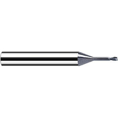 Fraisa - 2mm Diam 2 Flute Solid Carbide 0.2mm Corner Radius End Mill - Benchmark Tooling