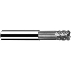 Fraisa - 12mm Diam 6 Flute Solid Carbide 0.5mm Corner Radius End Mill - Benchmark Tooling