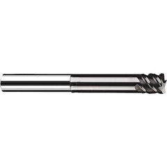 Fraisa - 1/8" Diam 4 Flute Solid Carbide 0.02" Corner Radius End Mill - Benchmark Tooling