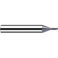 Fraisa - 1.2mm Diam 4 Flute Solid Carbide 0.2mm Corner Radius End Mill - Benchmark Tooling