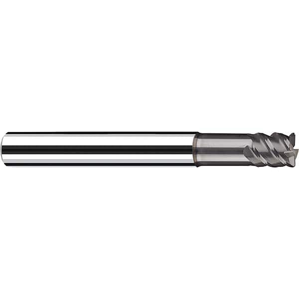 Fraisa - 3/16" Diam 4 Flute Solid Carbide 0.01" Corner Radius End Mill - Benchmark Tooling