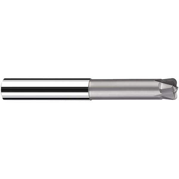Fraisa - 6mm Diam Solid Carbide Single End 4 Flute High-Feed End Mill - Benchmark Tooling