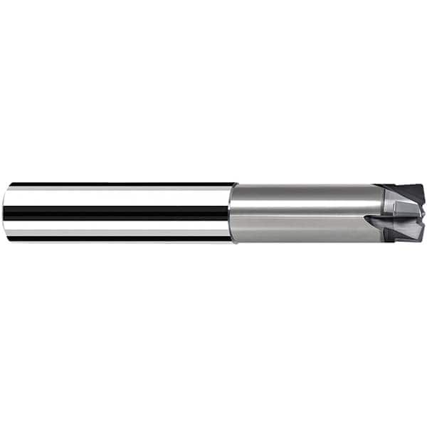 Fraisa - 5mm Diam Solid Carbide Single End 4 Flute High-Feed End Mill - Benchmark Tooling