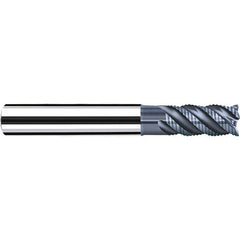 Fraisa - 5/16" Diam, 5/8" LOC, 4 Flute Solid Carbide Roughing Square End Mill - Benchmark Tooling