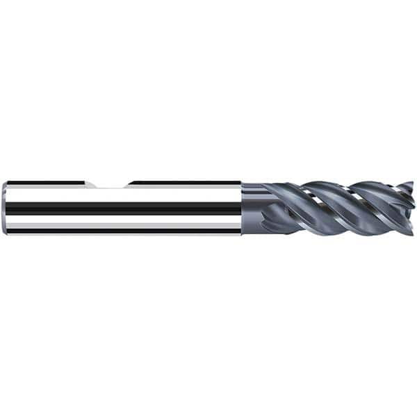 Fraisa - 20mm Diam 4 Flute Solid Carbide 0.2mm Corner Radius End Mill - Benchmark Tooling