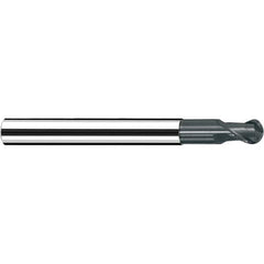 Fraisa - 1/4" Diam, 1/4" LOC, 2 Flute Solid Carbide Ball End Mill - Benchmark Tooling