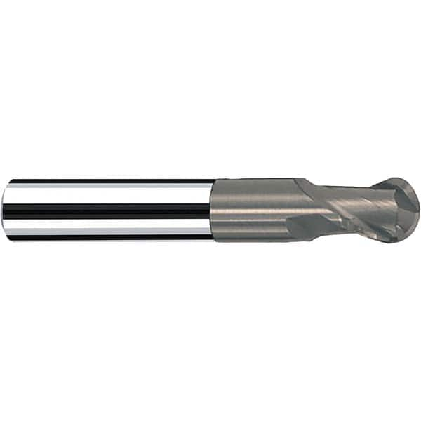 Fraisa - 5/8" Diam, 5/8" LOC, 2 Flute Solid Carbide Ball End Mill - Benchmark Tooling