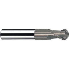 Fraisa - 1/16" Diam, 1/16" LOC, 2 Flute Solid Carbide Ball End Mill - Benchmark Tooling