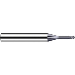 Fraisa - 2mm Diam, 3.6mm LOC, 2 Flute Solid Carbide Ball End Mill - Benchmark Tooling