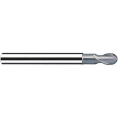 Fraisa - 6mm Diam, 7mm LOC, 2 Flute Solid Carbide Ball End Mill - Benchmark Tooling