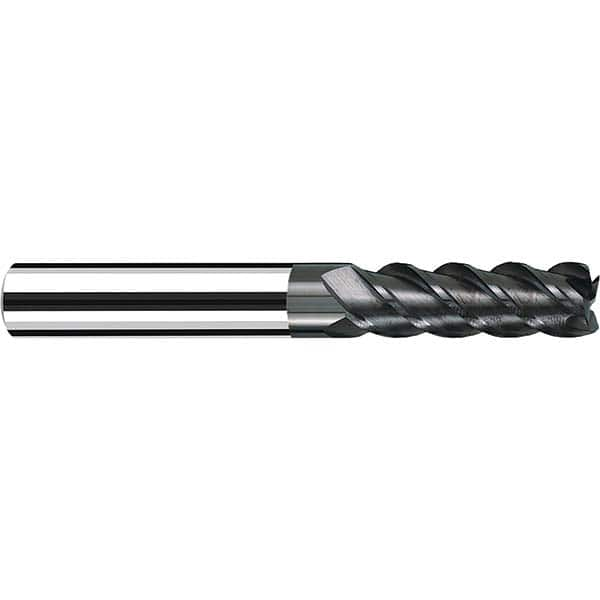 Fraisa - 3/8, 1-1/2" LOC, 3/8" Shank Diam, 4" OAL, 4 Flute Solid Carbide Square End Mill - Benchmark Tooling