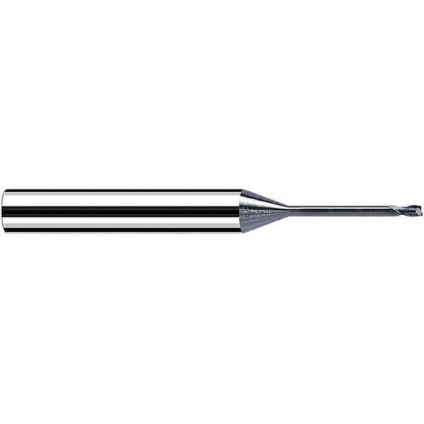 Fraisa - 0.3mm, 6mm LOC, 57mm OAL, 2 Flute Solid Carbide Square End Mill - Benchmark Tooling