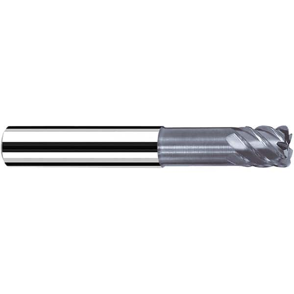 Fraisa - 12mm Diam 6 Flute Solid Carbide 1.5mm Corner Radius End Mill - Benchmark Tooling