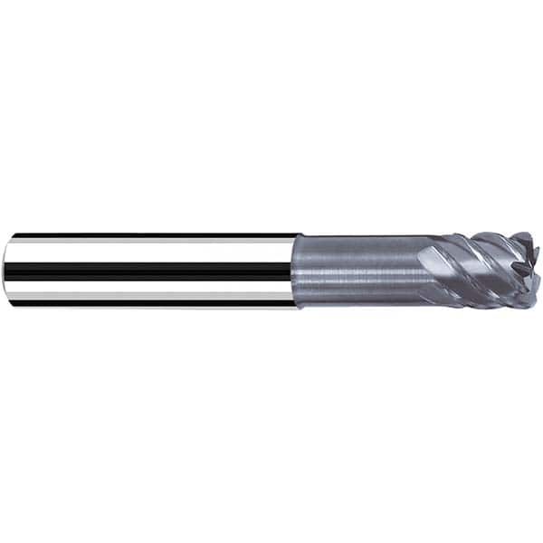 Fraisa - 6mm Diam 6 Flute Solid Carbide 0.8mm Corner Radius End Mill - Benchmark Tooling