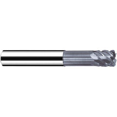 Fraisa - 10mm Diam 6 Flute Solid Carbide 0.5mm Corner Radius End Mill - Exact Industrial Supply