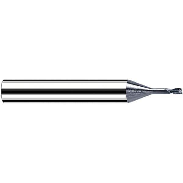 Fraisa - 1mm, 1mm LOC, 57mm OAL, 2 Flute Solid Carbide Square End Mill - Benchmark Tooling