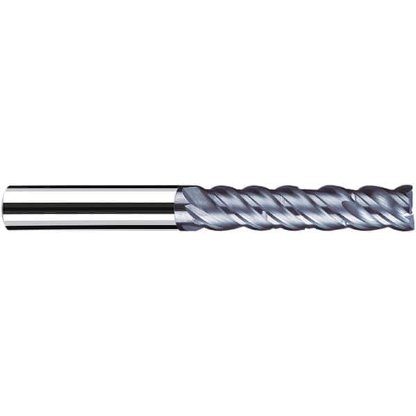 Fraisa - 3/8, 1-1/2" LOC, 3/8" Shank Diam, 3-1/2" OAL, 4 Flute Solid Carbide Square End Mill - Benchmark Tooling