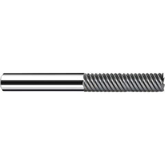 Fraisa - 1/8, 3/8" LOC, 1/4" Shank Diam, 2-1/4" OAL, 5 Flute Solid Carbide Square End Mill - Benchmark Tooling