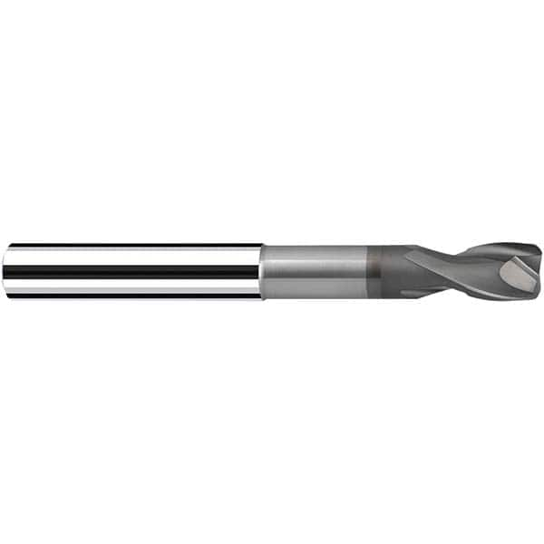 Fraisa - 10mm Diam 2 Flute Solid Carbide 0.5mm Corner Radius End Mill - Benchmark Tooling