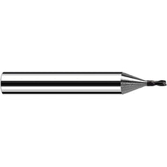 Fraisa - 4mm Diam 2 Flute Solid Carbide 0.2mm Corner Radius End Mill - Benchmark Tooling