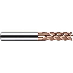 Fraisa - 1/8" Diam 4 Flute Solid Carbide 0.004" Corner Radius End Mill - Benchmark Tooling