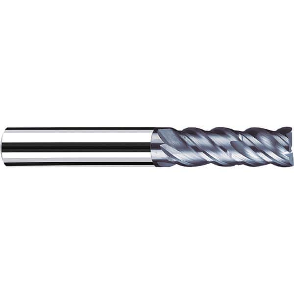 Fraisa - 1/8, 5/16" LOC, 1/4" Shank Diam, 2-1/4" OAL, 4 Flute Solid Carbide Square End Mill - Benchmark Tooling