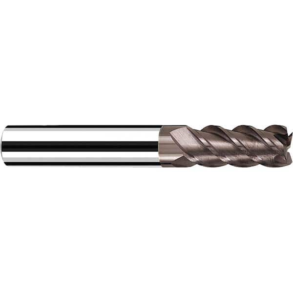 Fraisa - 1/8, 1/2" LOC, 1/8" Shank Diam, 2-1/4" OAL, 4 Flute Solid Carbide Square End Mill - Benchmark Tooling