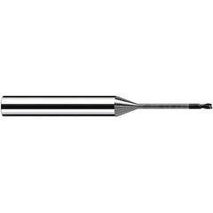 Fraisa - 3mm Diam 2 Flute Solid Carbide 0.5mm Corner Radius End Mill - Benchmark Tooling