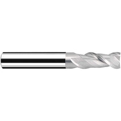 Square End Mill: 38mm LOC, 104mm OAL, 2 Flutes, Solid Carbide Single End, Celero Finish, Spiral Flute, 40 ™ Variable Helix, Centercutting, RH Cut, RH Flute, Series AX-NV2