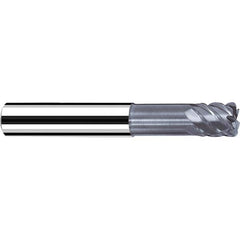 Fraisa - 1/4" Diam 6 Flute Solid Carbide 0.03" Corner Radius End Mill - Benchmark Tooling