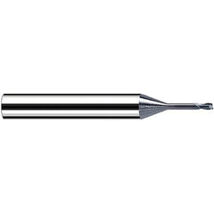 Fraisa - 1mm, 1mm LOC, 57mm OAL, 2 Flute Solid Carbide Square End Mill - Benchmark Tooling