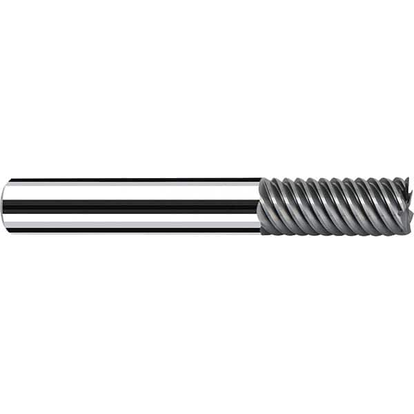 Fraisa - 5/8, 1-1/4" LOC, 5/8" Shank Diam, 3-1/2" OAL, 7 Flute Solid Carbide Square End Mill - Benchmark Tooling