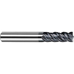 Fraisa - 3/8, 15/16" LOC, 3/8" Shank Diam, 2-3/4" OAL, 4 Flute Solid Carbide Square End Mill - Benchmark Tooling