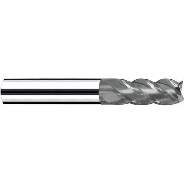 Fraisa - 1/2, 1-1/16" LOC, 1/2" Shank Diam, 3-1/4" OAL, 4 Flute Solid Carbide Square End Mill - Benchmark Tooling