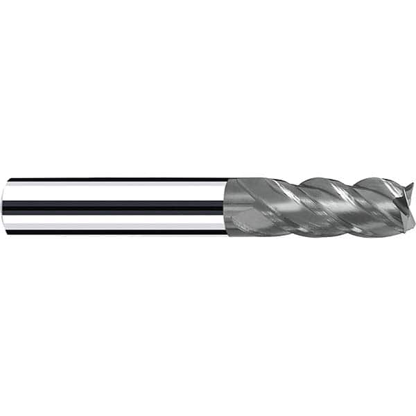 Fraisa - 5/8, 1-1/4" LOC, 5/8" Shank Diam, 3-1/2" OAL, 4 Flute Solid Carbide Square End Mill - Benchmark Tooling