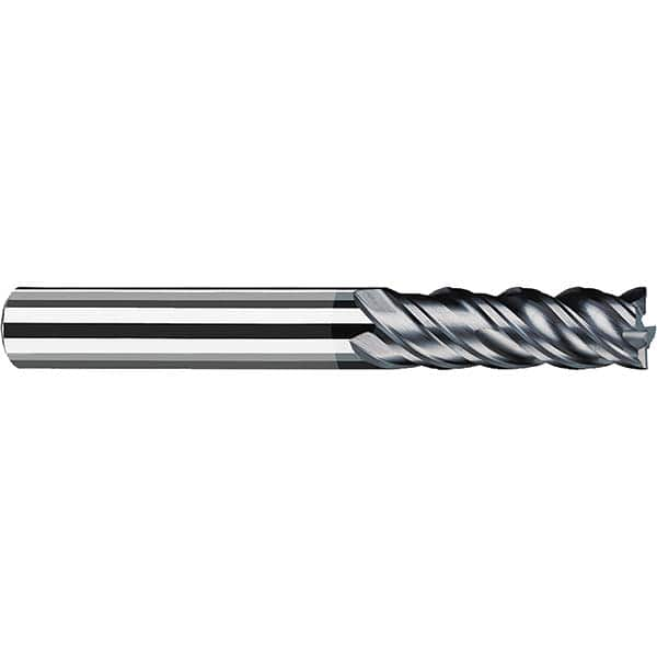 Fraisa - 3/8, 1-1/8" LOC, 3/8" Shank Diam, 3" OAL, 4 Flute Solid Carbide Square End Mill - Benchmark Tooling