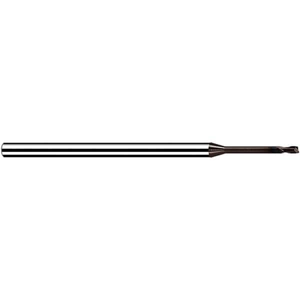 Fraisa - 0.8mm, 0.96mm LOC, 40mm OAL, 2 Flute Solid Carbide Square End Mill - Benchmark Tooling