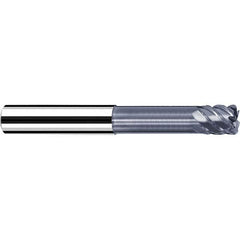 Fraisa - 3/8" Diam 6 Flute Solid Carbide 0.02" Corner Radius End Mill - Benchmark Tooling