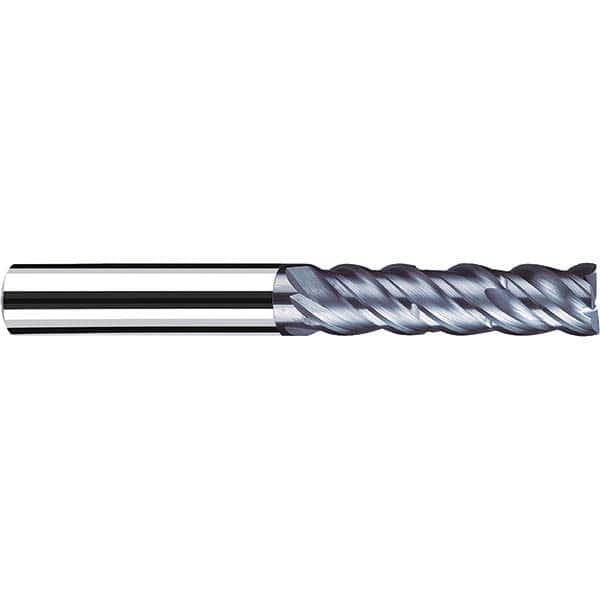 Fraisa - 1/4, 3/4" LOC, 1/4" Shank Diam, 2-1/2" OAL, 4 Flute Solid Carbide Square End Mill - Benchmark Tooling
