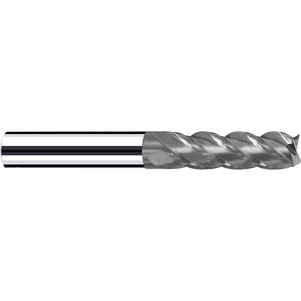 Fraisa - 3/8, 2" LOC, 3/8" Shank Diam, 4" OAL, 4 Flute Solid Carbide Square End Mill - Benchmark Tooling