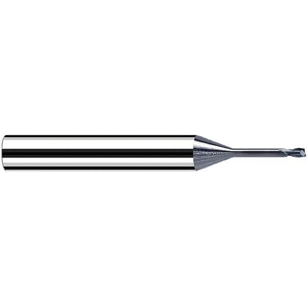 Fraisa - 1mm, 6mm LOC, 57mm OAL, 2 Flute Solid Carbide Square End Mill - Benchmark Tooling