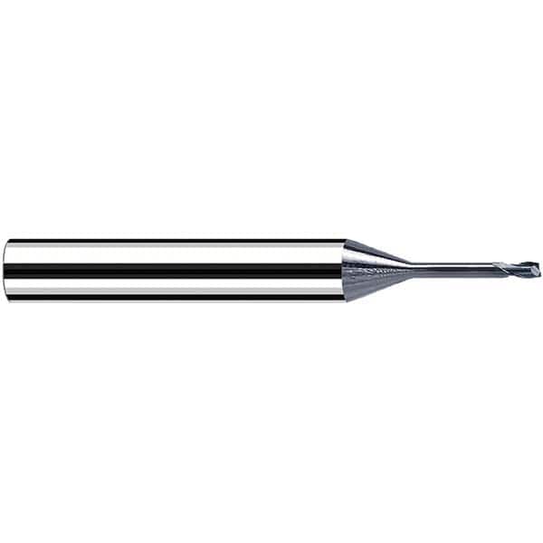 Fraisa - 0.5mm, 6mm LOC, 57mm OAL, 2 Flute Solid Carbide Square End Mill - Benchmark Tooling