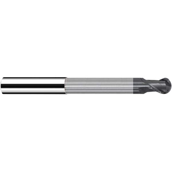 Fraisa - 6mm Diam, 7mm LOC, 2 Flute Solid Carbide Ball End Mill - Benchmark Tooling